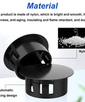 Close-up of nylon material and automatic locking design of 254-Piece Nylon Hole Plug Kit In 6 Sizes For One Fifth Inch To One Inch Holes