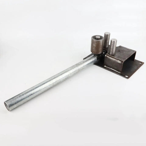Heavy Duty Manual Rebar Bender For Steel Rods 4 To 14Mm Deformed Rod Folding Machine showing steel construction and bending mechanism.