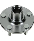 Two Piece Front Wheel Bearing And Hub Kit For 2002 2010 Chrysler PT Cruiser And 2002 2005 Dodge Neon Includes Two Front Hubs And Bearings Direct Replacement For A Smooth Quiet Ride And Easy DIY Video Guidance view of front hub piece