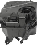 Built Tough Coolant Expansion Tank Replacement Fits Vw Touareg And Audi Q7 Models From 2004 To 2015 With Straight Bolt On Setup For Dependable Road Trip Ready Cooling, black polypropylene tank with multiple inlet outlets.