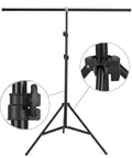 10 Pack Black M8 Through Hole T Knobs Built Tough Quick Release Clamping Nuts With A Slick Plastic And Copper Design, tripod base with adjustable height