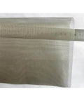 Faraday Shielding Mesh Window Fabric With Nickel Copper Conductive Grid shown with ruler for size reference.