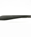 Side view of Hydrofoil Stabilizer Fins For Outboard And Outdrive Boats 40 To 300 Hp Black No Drill Mounts Improve Planing Lift And Stability