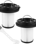 2 Pack Replacement Vacuum Filters For Cleanview XR Cordless Vacuum Cleaner 200W And Pet 300W Models Fits 3789U 3789X 3789 3797V 3797W 3797 1638010 No Fuss Install High Efficiency Filtration For Strong Suction And Longer Life. 2-pack pleated HEPA filters with cleaning brush