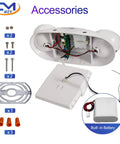 Emergency Lighting Fixtures With Battery Backup For Commercial Use Two Adjustable LED Light Heads accessories shown.