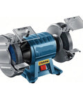 Heavy Lifter Dual Wheel Bench Grinder With Rock Solid Stability For Deburring Sharpening Steel And Aluminum Shop Grade Vertical Tool With 600 Watt Motor
