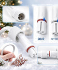Close-up of Two Pack 13 Foot IP68 Waterproof 3 Pin Extension Cables for Smart Outdoor String Lights, showcasing connectors and build quality.