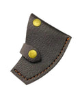 Durable Multitool Holster Cover And Sheath For Camping Gear, Wear Resistant Axe And Blade Sleeve with rivet details, top view