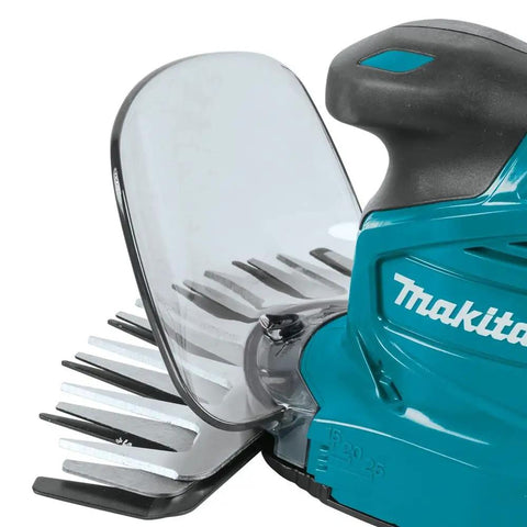 Close-up of 18V LXT Cordless Grass Shear With Hedge Trimmer Blade, 2-In-1 Quick Blade Change, Tool Only, Renewed