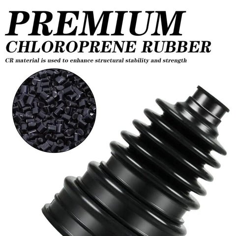 2PCS Universal CV Joint Boot Kit With Silicone Dust Boots chloroprene rubber material detail