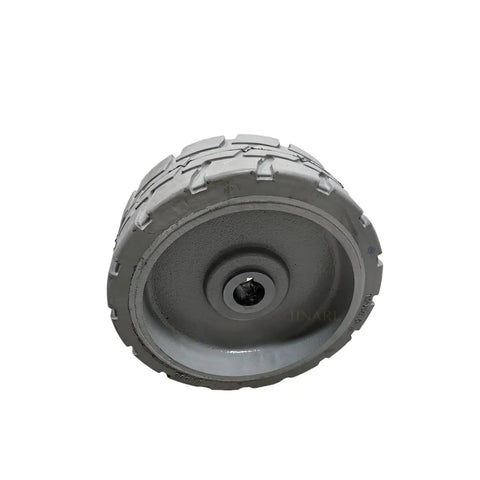 Heavy Duty Solid Tire Wheel Assembly 12x4.5 Non Marking Rubber Fits Genie GS1530 GS1532 GS1930 GS1932 Scissor Lift Parts 105122GT 105122 Heavy Hitter No Sweat Smooth Rolling Black Replacement