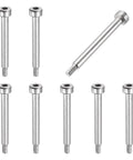 8 Pack 304 Stainless Steel Hex Socket Shoulder Bolts With 4mm Shoulder Diameter And 30mm Shoulder Length M3x0.5 Thread displayed