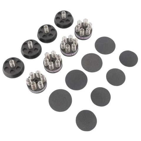 4Px Spring Speaker Spike Pads For Killer Isolation And Vibration Dampening Aluminum Non Slip Floor Protectors For HiFi Amps DAC Turntables And Speakers To Boost Clarity Bass And Soundstage