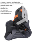 16 Hole Oscillating Lawn Sprinkler With Automatic Swing Four Spray Modes For Garden Yard Farm Irrigation displayed vertically