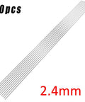 Stainless Steel Welding Rods 10 Pack For Quick Repairs And Brazing In The Shop Low Splatter High Corrosion Resistance Easy Welds 2.4mm