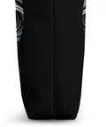 Side view of One Crew One Canoe Rowing Tote Bag for Team Spirit and Gear, showing durable seam and canvas fabric.