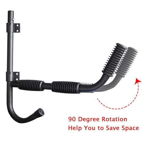 Game Changing Heavy Duty Kayak Wall Hanger Mounts Support Eighty Pounds While Swinging Out Of The Way Saves Major Garage Floor Space With Rock Solid Steel Construction For Any Canoe Or Boat