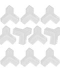 10 Pack PVC Corner Guards For Furniture And Steps Soft Corner Protectors For Safety Easy To Install Protect Edges Of Tables Walls And Cabinets