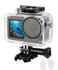 Waterproof Action Camera Case For Osmo Action 5 4 3 With 50 Meter Depth No Fuss Anti Fog Shell Cage Quick Release Screw