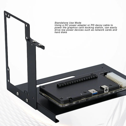 Premium Usb4 Egpu Enclosure With Pcie 16x Slot And Atx Power Interface to connect low power devices.