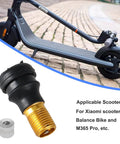 Tubeless Tire Valve Stems Vacuum Valve Kit 10 Pcs For Xiaomi M365 Pro Electric Scooter And Motorcycle, rubber base
