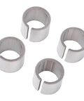 Four Piece Stainless Steel Cylinder Head Dowel Alignment Pins For Chevy LS LT1 LT4 C5 C6 C7 C8 Engine Assembly shown as four rings