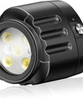 Underwater LED Video Light For GoPro Sony Nikon Cameras, Waterproof To 130 Feet, 40 Meters, adjustable brightness, black body