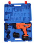Workhorse Rebar Tie Gun 30 Mm To 60 Mm Cordless Tying Tool With Pliers And Charger in blue case