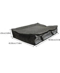 Lowkey Huge Underbed Storage Container And Clothes Organizer Features Grippy Handles And Smooth Slide Design, 60x45cm bag.