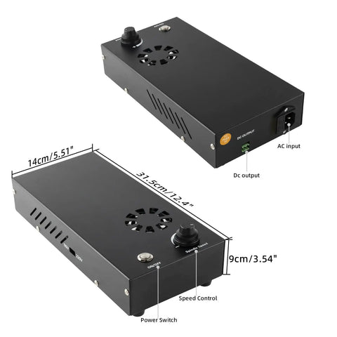 300W CNC Spindle Upgrade Kit for Masuter 4040 Pro and 3018SE V2 Router with Integrated Control Box showing power switch and controls