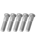 5 Pack M14x1.5 Wheel Studs 57mm Length Tough as Nails Heavy Duty 12.9 Grade Steel Lug Bolts, side view displayed
