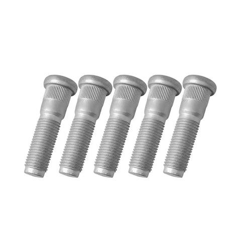 5 Pack M14x1.5 Wheel Studs 57mm Length Tough as Nails Heavy Duty 12.9 Grade Steel Lug Bolts, side view displayed