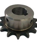Heavy Duty Industrial 08B Drive Sprocket Made From Strong 45# Steel With 27 Teeth And A 25 Mm Keyway Bore