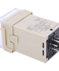 3D LED Digital Time Relay For AC220V Industrial Automation, Adjustable Timing And Cycle Delay Control Unit, Digital Setting Interface, Pro Grade Delay Module For Machinery And Equipment, side view