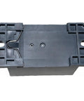 Heavy Duty 120VAC DPDT Power Relay With Two Form C Contacts for HVAC and Industrial Switching, bottom view, 8 terminals