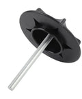 Spare Tire Hold Down Bolt 74810-JY01B Plastic and Steel, Heavy-Duty Bolt-On Fit for Nissan shown in side view