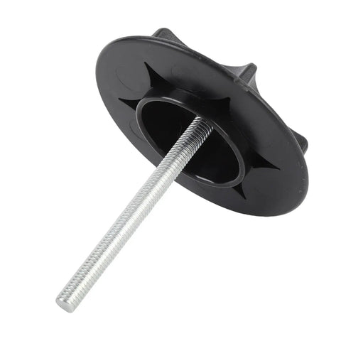 Heavy-Duty Spare Tire Hold Down with Rock-Solid Fixation for Nissan 350Z, 370Z, and Juke - super easy install, threaded rod and base detail