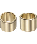 Two Pack Sleeve Bearings With 1 Inch Bore And 1.25 Inch Outer Diameter, 1 Inch Length Brass Alloy Oilless Bushings For Transmission And Conveyor Systems