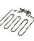 Heavy Duty 2KW Air Heating Element For Saunas With 4U 304 Stainless Steel Flange 230V Immersion Heater close-up view.