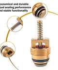 Detail of 16 Piece Air Conditioning Valve Core Kit With Service Valves, Pressure Caps And Charging Port For R134A Ducts, Black