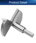 1pc Forstner drill bit, 90mm, tungsten carbide, gray metal