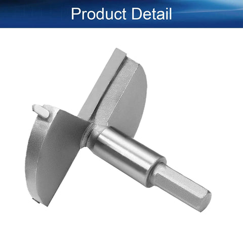 1pc Forstner drill bit, 90mm, tungsten carbide, gray metal