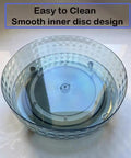 9 Inch Lazy Susan Turntable One Tier Spinning Organizer For Kitchen And Pantry Grab And Go Convenience Cabinet Refrigerator 360 Degree Rotating Spice Rack Dark Green Non Slip Surface Keeps Spices Easy Reach And Neatly Organized In Any Cabinet on a smooth surface.