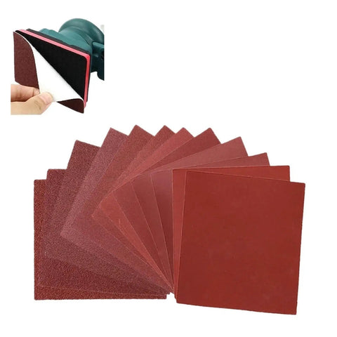 Get Down To Business With These 10 Pcs Sandpaper Sheets And A Nifty Sanding Pad For Rough Metal, Wood, Or Plasti. Covers All Grits From Super Rough To Ultra Fine So You Can Hit The Spot Every Time Without Breaking Bank. Sandpaper sheets and pad for smooth surfaces in 110x100mm size.