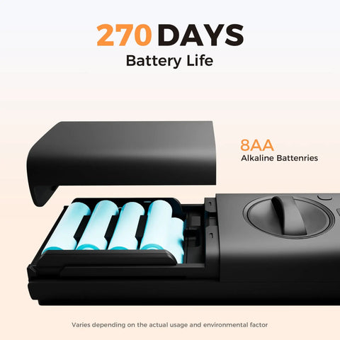 Home Key Smart Lock For Front Door, HomeKit Compatible Fingerprint Keypad Deadbolt With Built In WiFi battery compartment