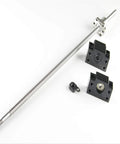 550mm Ballscrew Kit With BK10 BF10 End Supports For CNC Machines RM1204 12mm Diameter 4mm Pitch Ball Screw And Nut Housing