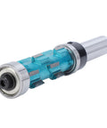 Premium Carbide Double Bearing Spiral Flush Trim Router Bit For Woodworking Pros 1/2 Inch Shank with 3/4 Inch cutting edge.