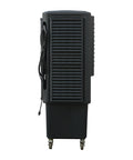 Industrial Swamp Cooler With 22000 CFM And 46 Gallon Water Tank, side view showing heavy-duty design for workshops and outdoor events.
