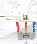 Multi Function Motor Demonstration Model For Physics Class Electromagnetism Teaching Aids Hands On Educational Science Kit metal motor demo with N/S poles and copper wire