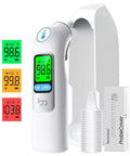 Ultra Fast Digital Ear Thermometer For Adults And Kids With Storage Case One Second Readings Clinically Verified Core Temp Accuracy Easy To Use Kid Friendly Clear Color Display Pocket Ready For Home Use, with case and ear covers